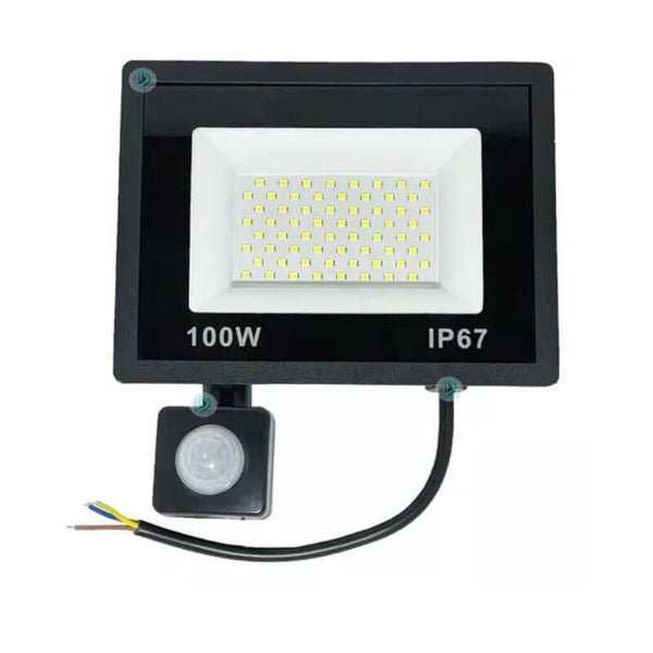 Refletor LED SMD 100w Branco-frio C/ Sensor de Presença - Conecta LED