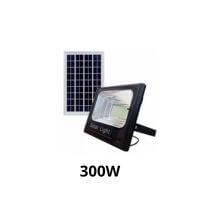 Refletor Solar 300W Branco-frio 6500k com Controle Remoto